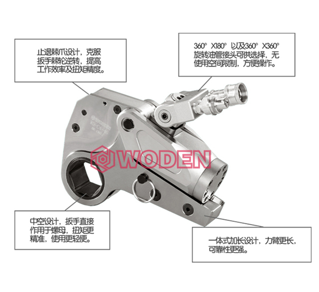 沃顿中空液压扳手
